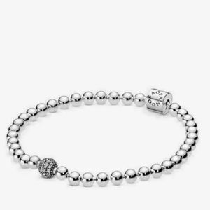 Pandora beads and pavé bracelet.